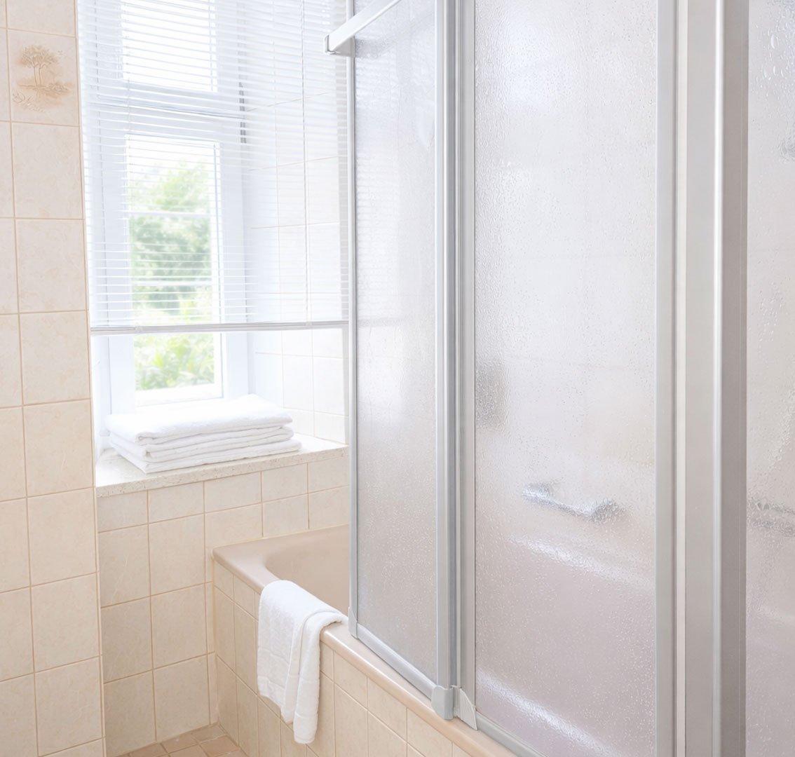 Badezimmer im Gasthof Klement