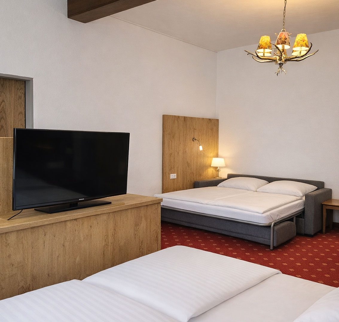 Mehrbettzimmer im Gasthof Klement