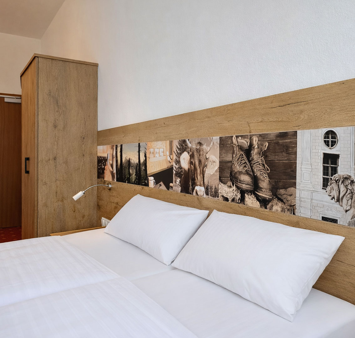 Hotelzimmer im Gasthof Klement